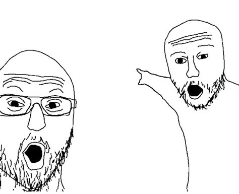 youjaks.com|Two Soyjaks Pointing .